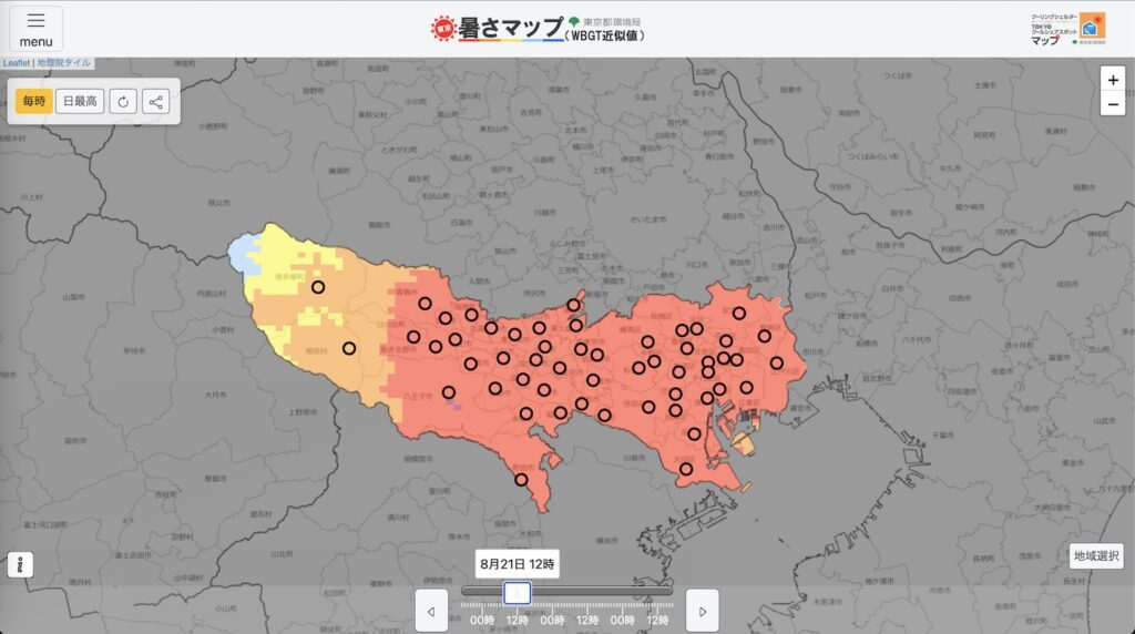 Tokyo Launches Heat Map to Prevent Heatstroke