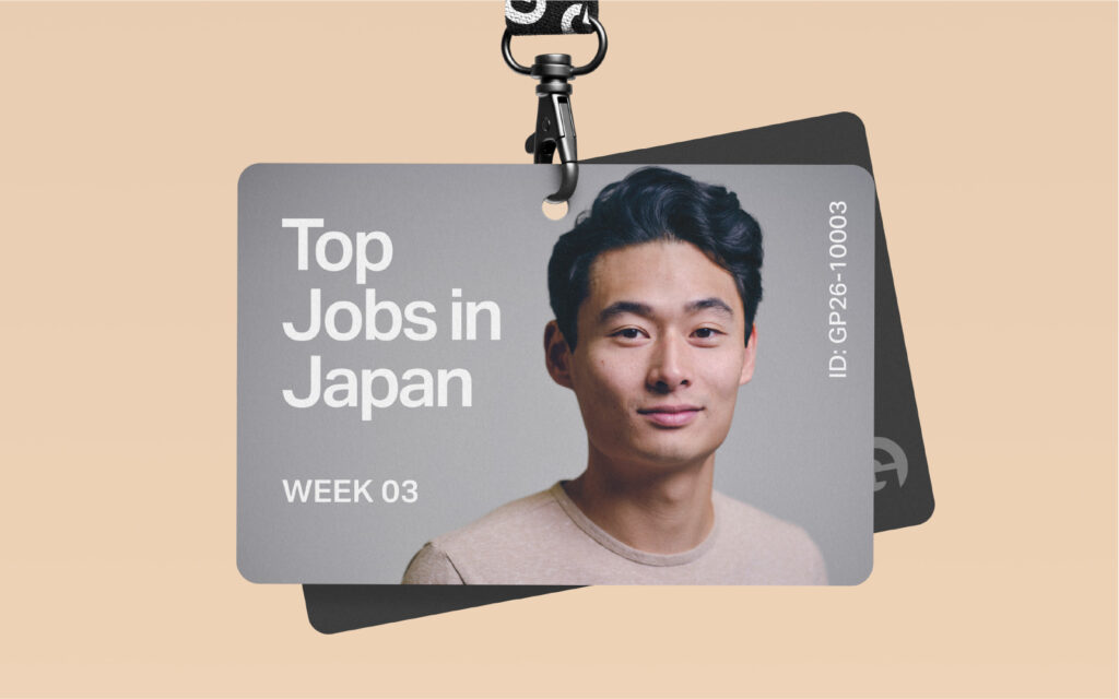 2026 Top Jobs in Japan Week 3